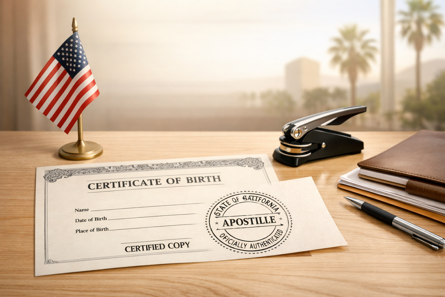 Birth Certificate Apostille in Anaheim
